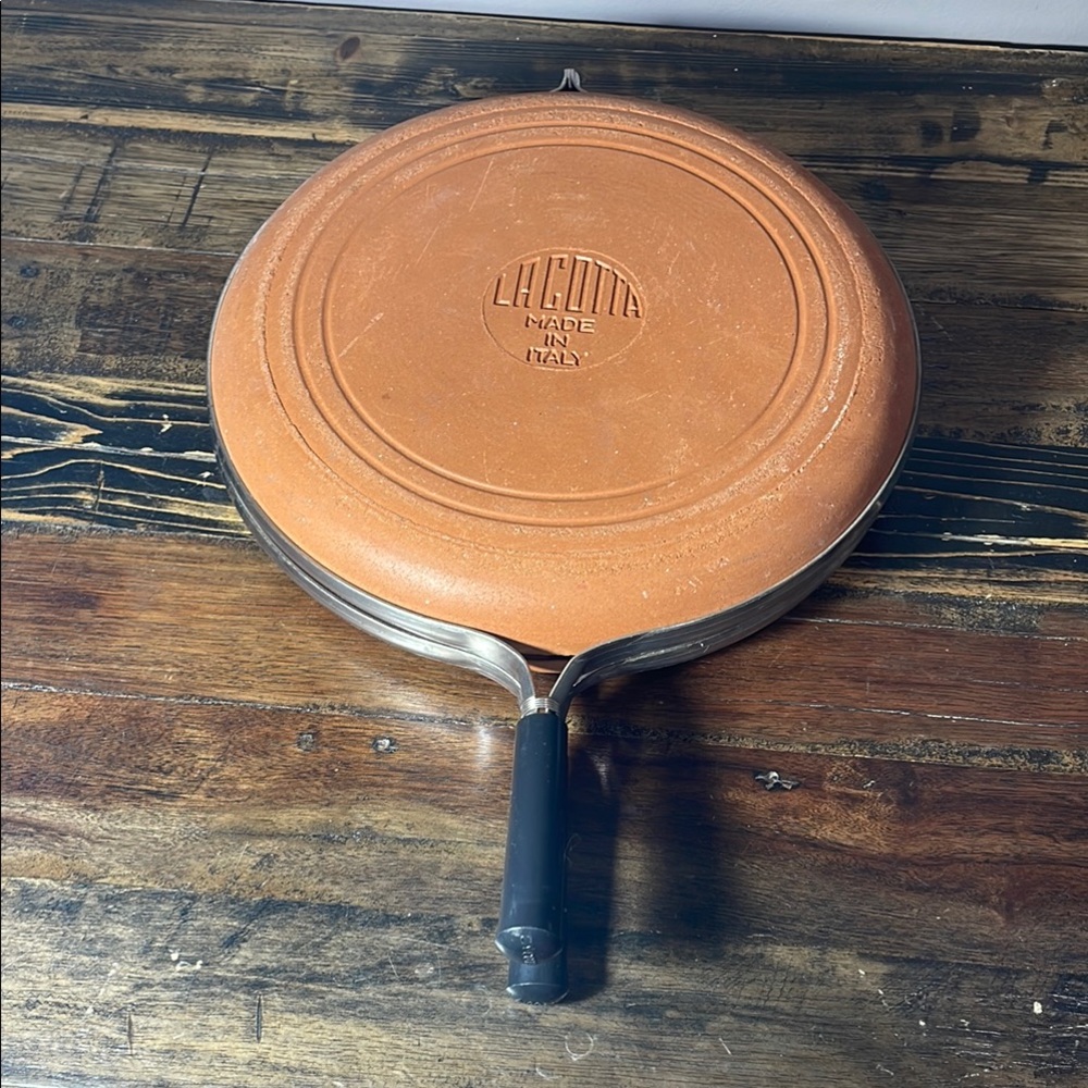 La Cotta, Stovetop Roaster/Grill Gourmet steak Bakeware, Made in Italy - Vintage